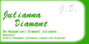 julianna diamant business card